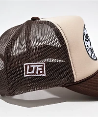 Learn To Forget Late Nights Brown & Tan Trucker Hat
