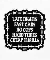 Learn To Forget Late Nights Sticker