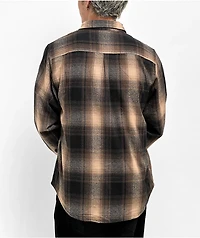 Learn To Forget Old English Brown Flannel Shirt