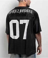 Learn To Forget Olde English Black Football Jersey
