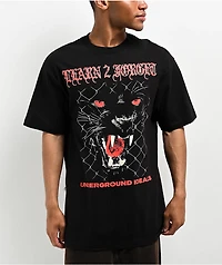 Learn To Forget Panther Black T-Shirt