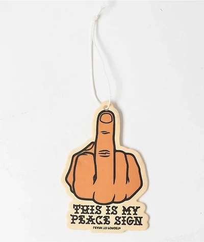Learn To Forget Peace Sign Air Freshener