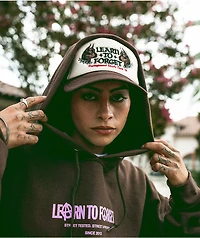 Learn To Forget Pitbull Brown Trucker Hat