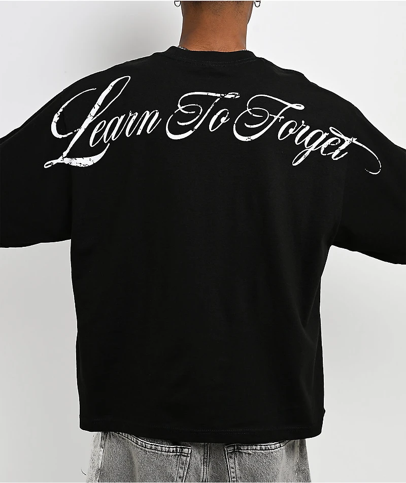 Learn To Forget Pray Black T-Shirt
