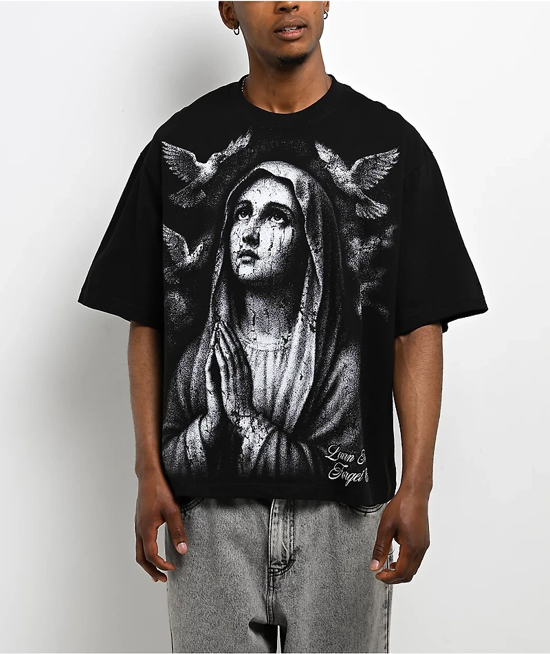 Learn To Forget Pray Black T-Shirt