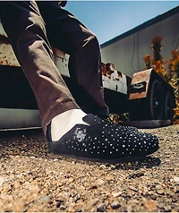 Learn To Forget Rhinestone Black Mule Sandals