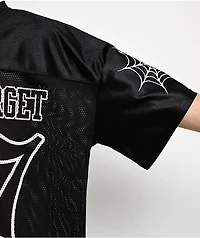 Learn To Forget Spiderweb Black Football Jersey