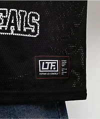 Learn To Forget Spiderweb Black Football Jersey