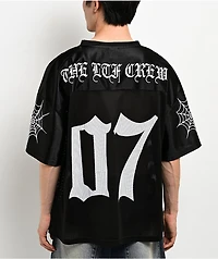 Learn To Forget Spiderweb Black Football Jersey