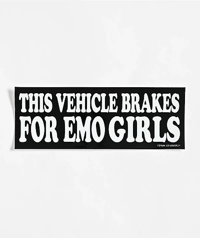 Learn To Forget x Emo Nite Cry Emo Chicks Bumper Sticker