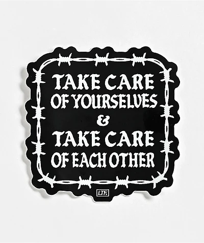 Learn To Forget x Emo Nite Take Care Sticker