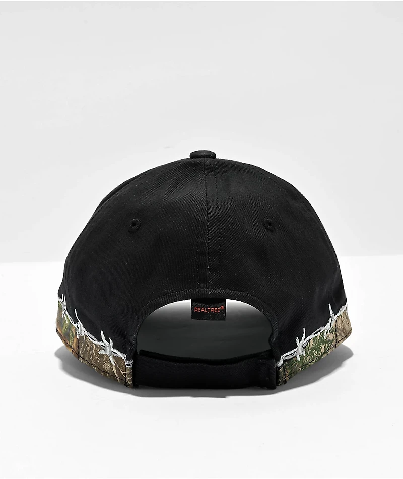 Learn To Forget x Realtree Barbwire Black Strapback Hat