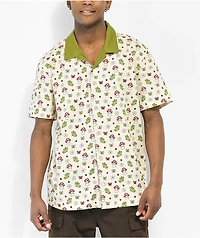 Leon Karssen Mushmush Cream Short Sleeve Button Up Shirt