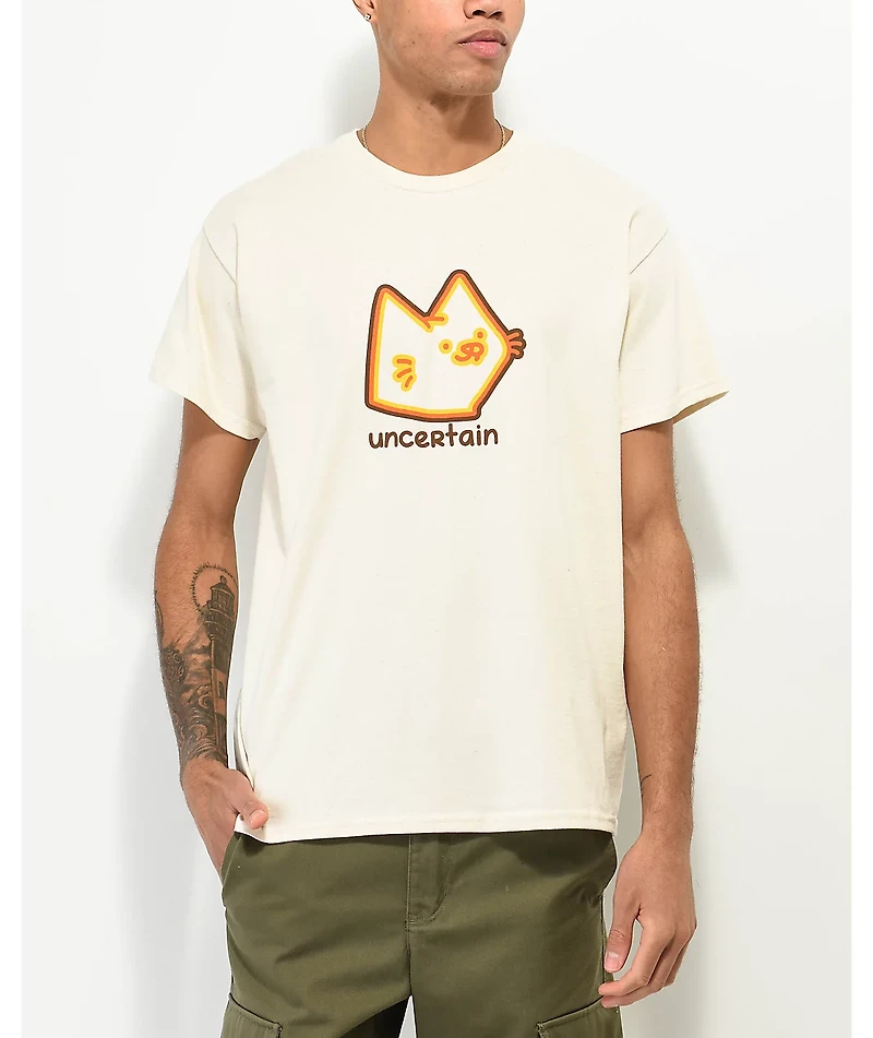 Leon Karssen Retro Logo Natural T-Shirt