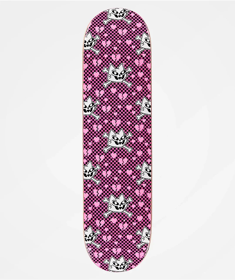 Leon Karssen Skull Cat 8.25" Skateboard Deck