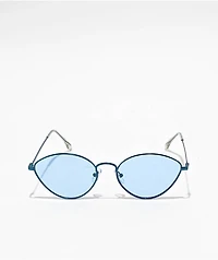 Light Blue Cat Eye Sunglasses