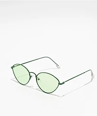Light Green Cat Eye Sunglasses