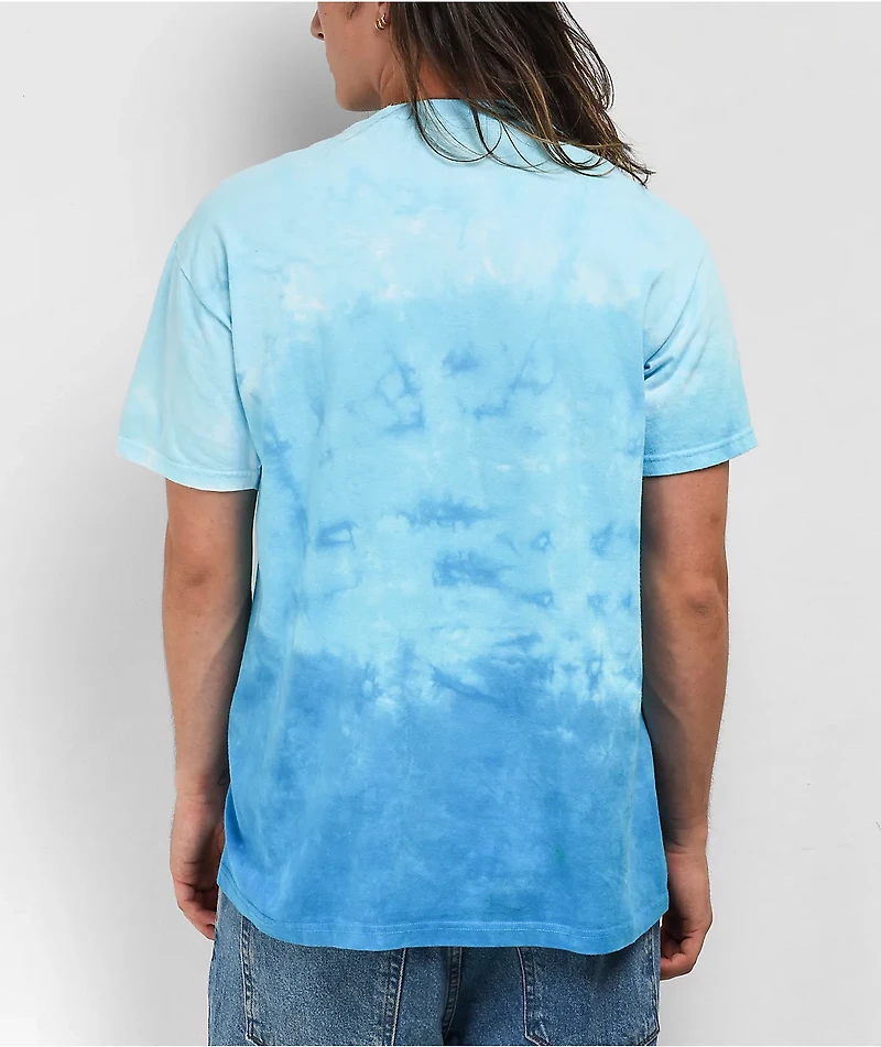Liquid Blue Dolphin Domain Tie Dye T-Shirt