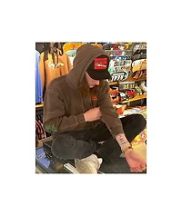 Liquid Death Chainsaw Black Trucker Hat