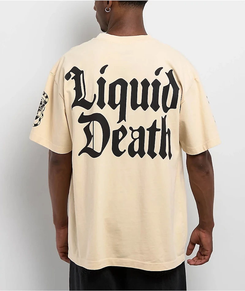 Liquid Death Death Charmer White T-Shirt