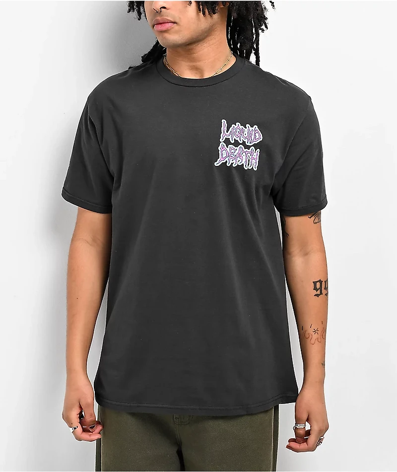 Liquid Death DeathRider Black T-Shirt