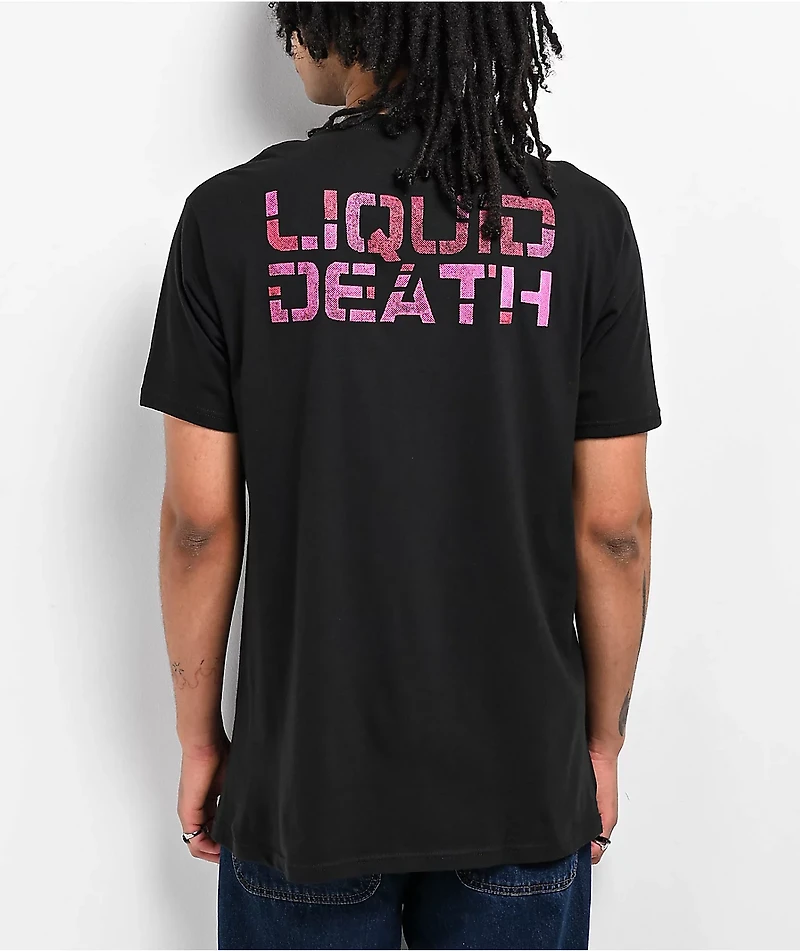 Liquid Death Electro Black T-Shirt