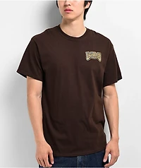Liquid Death House Of Skulls Brown T-Shirt