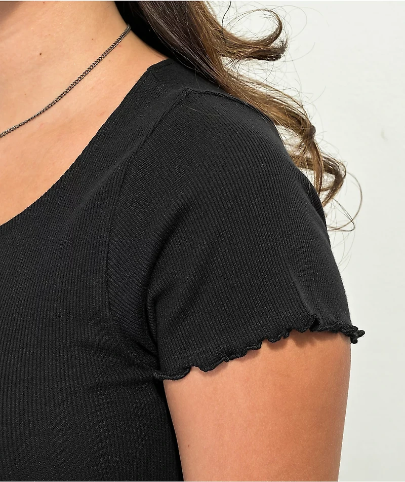 Liquid Death Instant Black Crop T-Shirt