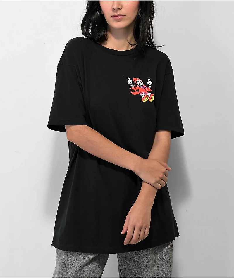 Liquid Death Reaping Rainbow Black T-Shirt