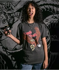 Liquid Death Ride Or Die Grey T-Shirt