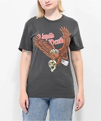 Liquid Death Ride Or Die Grey T-Shirt