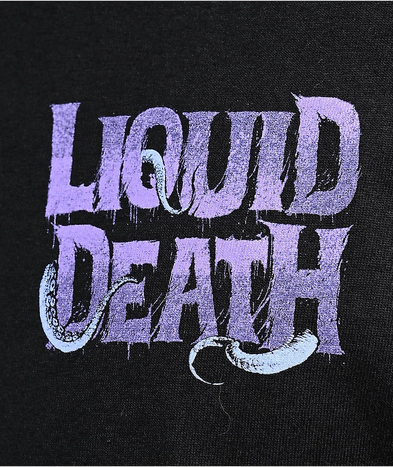 Liquid Death Skull Splitter Black T-Shirt