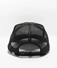 Liquid Death Skullet Black & Gold Trucker Hat