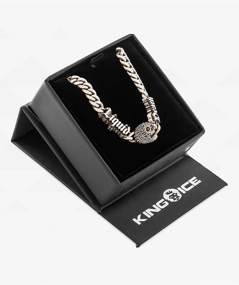 Liquid Death x King Ice Skull 8mm Cuban Link Bracelet