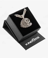 Liquid Death x King Ice Skull Necklace