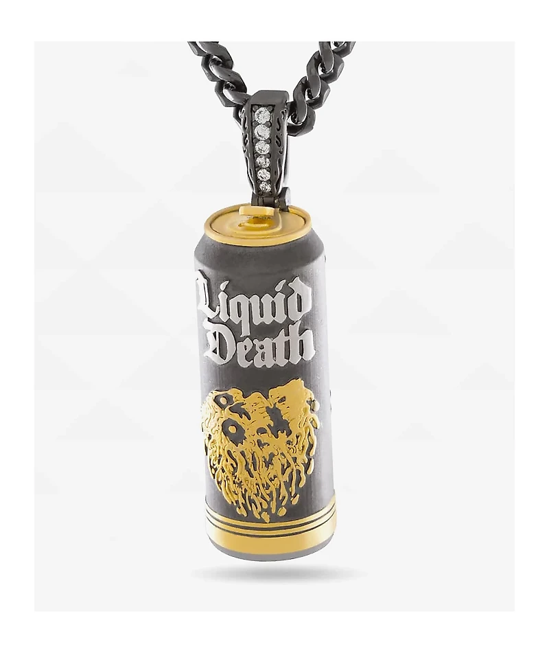 Liquid Death x King Ice Sparkling Water Can Necklace