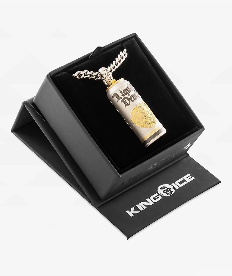 Liquid Death x King Ice Still Water Can Necklace