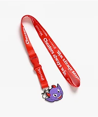 Little Evil Cheaters Win Red Lanyard