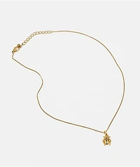 Little Rooms Beetle 16" Gold Necklace
