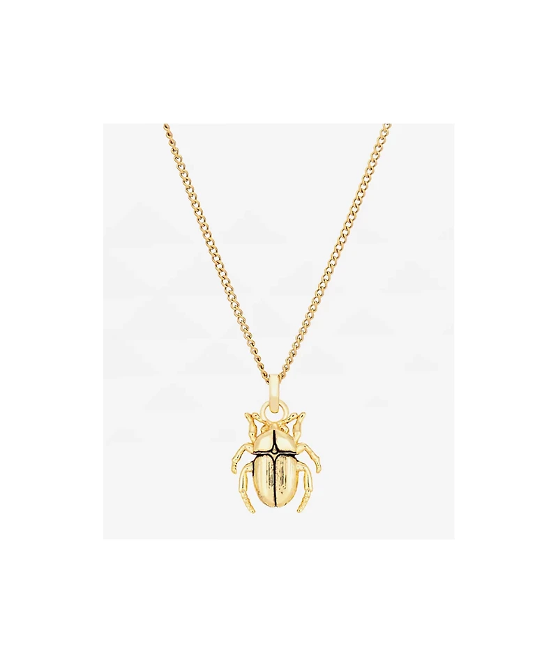 Little Rooms Beetle 16" Gold Necklace