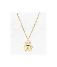 Little Rooms Beetle 16" Gold Necklace