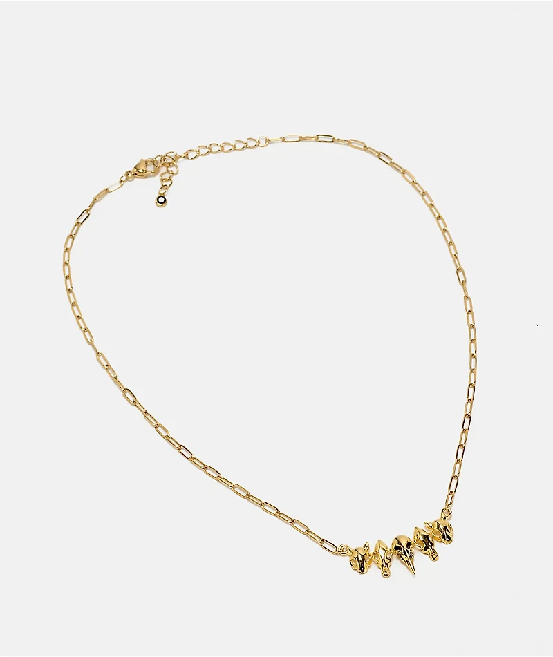 Little Rooms Creature 16" Gold Necklace