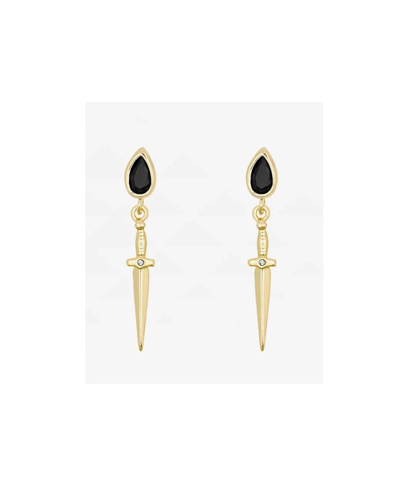 Little Rooms Dagger Gold Earrings