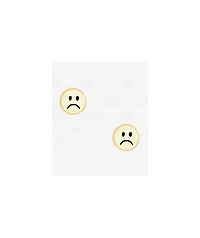 Little Rooms Sad Gold Stud Earrings