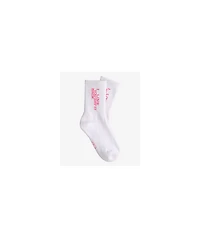 Lonely Ghost Ways To Say ILY White Crew Socks