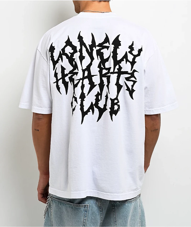 Lonely Hearts Club Halo White T-Shirt