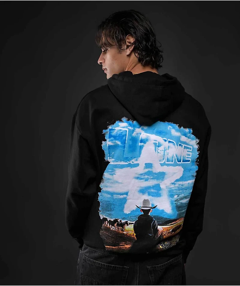 Lonestar by That Mexican OT Ranch Black Hoodie