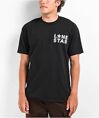 Lonestar by That Mexican OT Star Wings Black T-Shirt