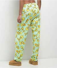 Looney Tunes Tweety Bird Green & Yellow Lounge Pants