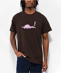 Loosey Puff Magic Dragon Brown T-Shirt